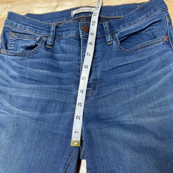 Madewell Roadtripper Jeans in Orson Wash Size 27 High Rise Skinny Denim Stretch - Picture 10 of 12